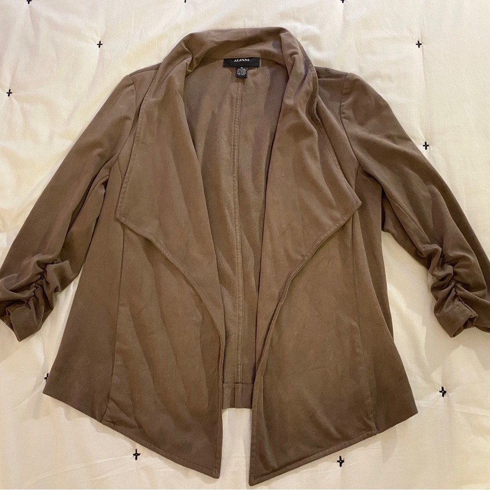 Alfani faux suede jacket
